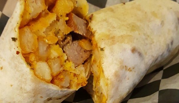 cheesy potato bratwurst